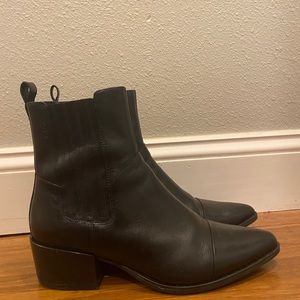 Vagabond Black Leather Marja Boot